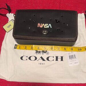 NWT COACH NASA 10854 Space Dinky Black